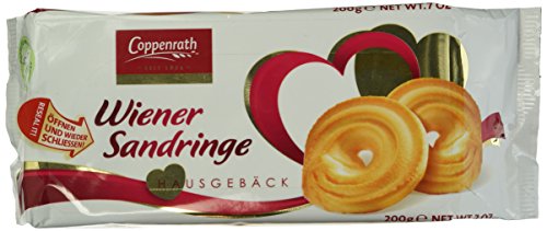 Coppenrath Cookies | Coppenrath Viennese Sand Rings | Coppenrath Biscuits | German Cookies From Germany | 7 Ounce Total