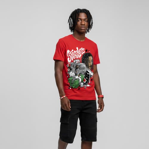 Image of DopeSkill Graphic Tee Streetwear Hip Hop Hypebeast Street Style Unisex T-Shirt Sneaker Colour Matching Shirts Cool Flexing