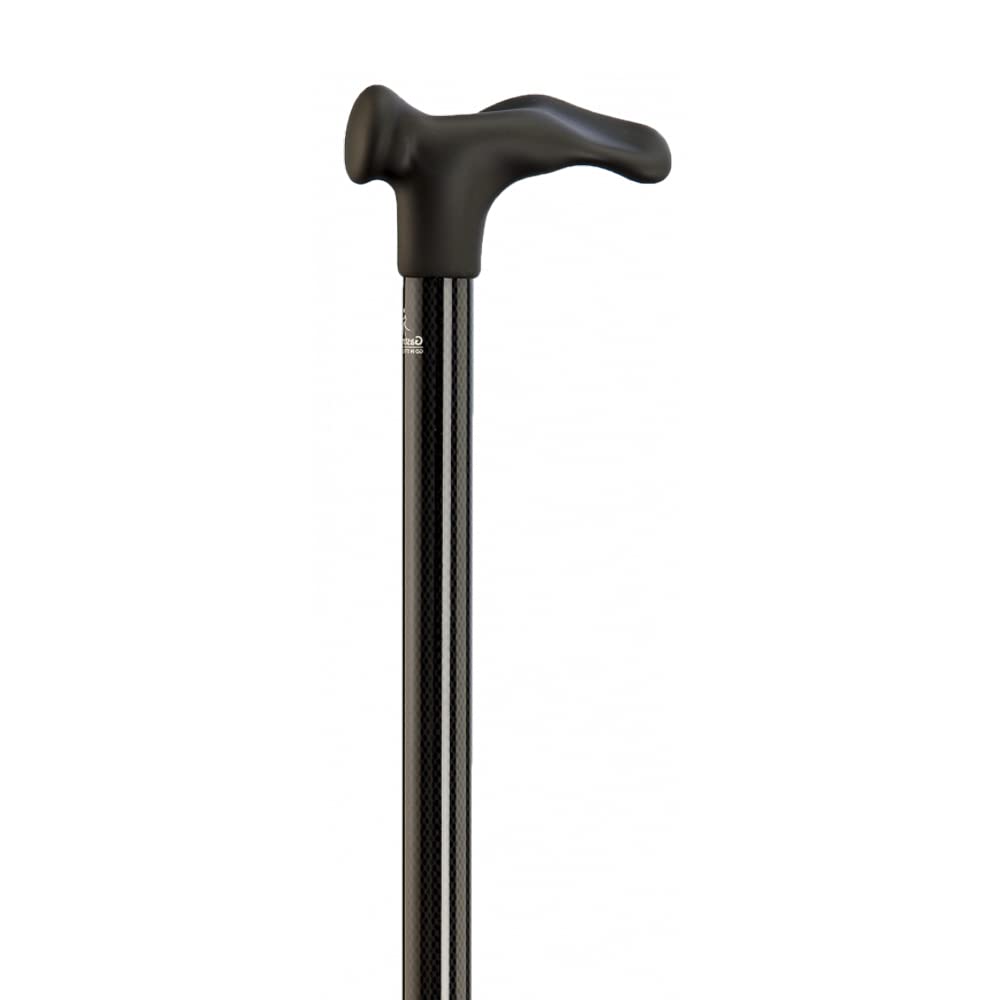 Gastrock Gehstock Carbon-Comfort-Stock linke Hand
