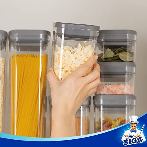 MR.SIGA 6 Piece Airtight Food Storage Container Set