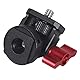 FEICHAO Multi-Winkel Rotation Monitor Halter 1/4 auf Kaltschuhhalterung Locating Pin Adapter für DSLR Kamera Blitzlicht Stabilisator Halterung Zubehör (Version C)