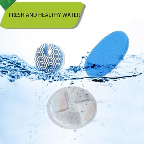 Filtros de repuesto para fuente de agua para gatos Delapan, 2 unidades miniatura 4