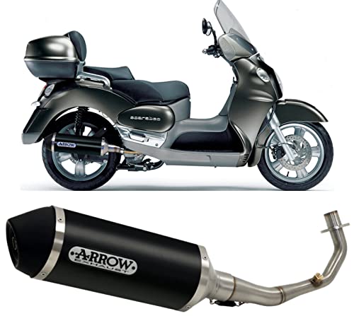 Système complet Arrow Open Urban noir pour Aprilia Scarabeo 500 2006