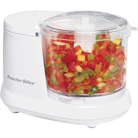 Proctor Silex Electric Vegetable Chopper & Mini Food Processor, 1.5 Cup Cover