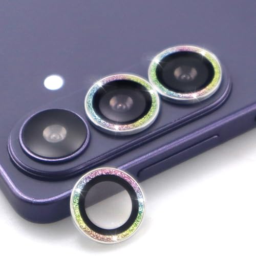 Luxqlo Samsung Galaxy S26 / S26 Plus�p�J���������Y�v���e�N�^�[�A�L���L�����郁�^�������O�����K���X�����Y�J�o�[�A�N�Z�T���[(�J���t��)