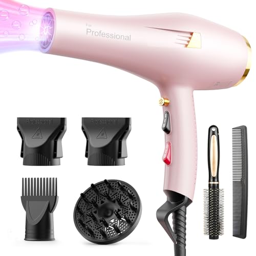 Dekuri Föhn Ionen, Profi Fön Haartrockner Hair Dryer Haarföhn mit...