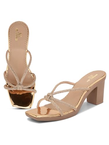 Image of XE Looks Fancy & Comfortable Block Heel Sandal for women & Girls