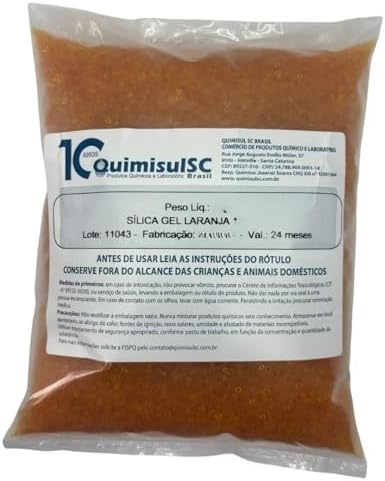 SÍLICA GEL LARANJA 4-8 MM - 1 KG