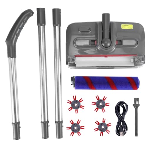 Muuookka Barredora y Trapeadora Eléctrica Inalámbrica, Limpiadora de Pisos de Mano Recargable para Alfombras y Pisos Duros, Portátil y Práctica.