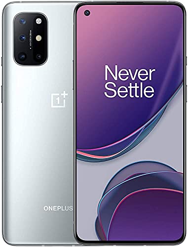OnePlus 8T 5G 256GB Lunar Silver, smartphone double SIM fluide avec 12GB RAM