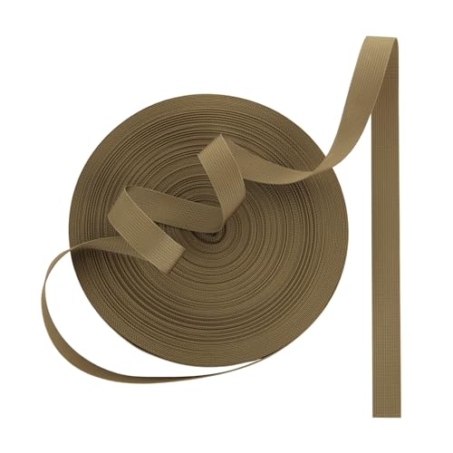 ZOFORTY 1 Inch Heavy Duty Nylon Webbing 50 Yards Nylon Strapping Flat Webbing Strap, Great for Dog Leash, Collars, Seat Belt, Backpack, Outdoor DIY Gear Repair, Crafts