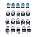 Produktbild Pudincoco 20Pcs Verriegelung 7x7mm Mini Tactile Push Button Schalter Ein-Aus DIP-6pins