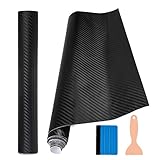 3D Klebefilm:Kohlefasermaterial, schwarz matt, hell und glänzend. Sehr luxuriös und elegant. Die Oberfläche ist glatt und die Linien sind glatt und schön. Schwarzes mattes Material, besonders schön und großzügig.