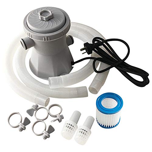 Esplic Cartridge Filter Pump for Above Ground Pools, Swimming Pool Circulation Filter Pump Water Pump for Filtering Materials In Water