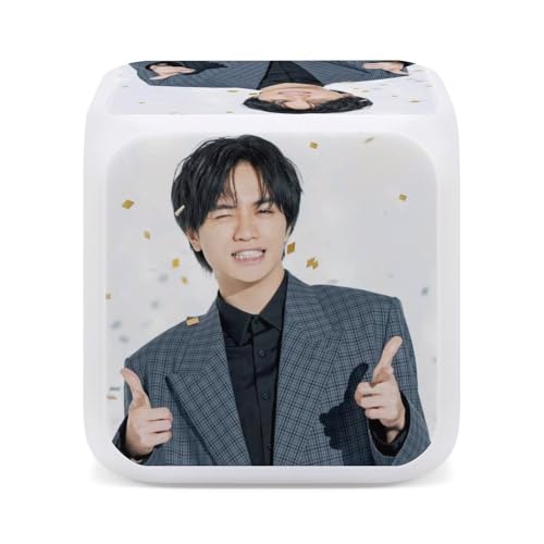 中島 健人 60 目覚まし時計 小さい 軽量 LED デジタル時計 見に易い時計 多機能 湿度計 温度計 日付 静音 教室 書斎 リビングルーム 寝室 キッチン