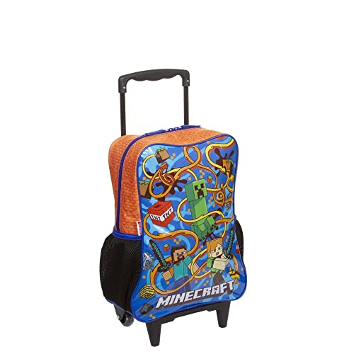 Mochila de Rodinha Grande Minecraft M - Colorido