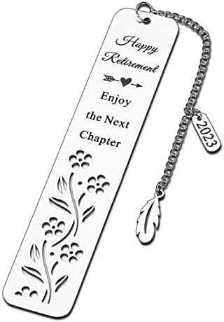 Retirement Gifts for Women Men 2023 Retirement Bookmark Gifts for Coworker Colleague Employee Work Bestie Appreciation Gifts for Retired Teacher Nurse Coach Going Away Leaving Gifts for Boss Leader