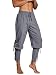 Makkrom Mens Pants Medieval Pirate Costume Lace Up Ankle Banded Viking Mercenary Navigator Halloween Trousers