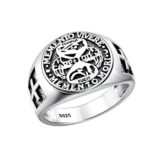 PROESS Memento Mori O 925 X^[OVo[ XJ vO Memento Mori WG[ Mtg  j NX}X ̓ TCY 7-10, 10, X^[OVo[, ΂Ȃ