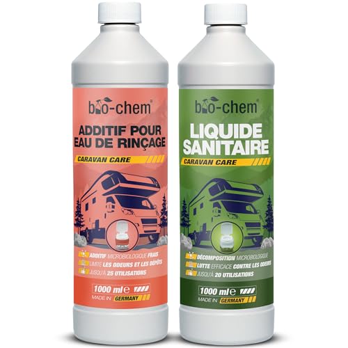 Additifs microbiologiques pour toilettes de camping sans odeur