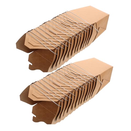 HEMOTON 50 Pcs Caja De Comida Para Llevar Cajas Chinas Para Llevar Contenedores Chinos Contenedores De Comida China Cajas De Comida Caliente Para Llevar Sacar Cajas Coffee Papel