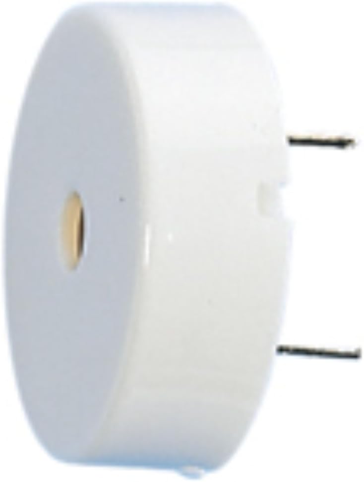 Electrovision Piezo Transducer Buzzer, White