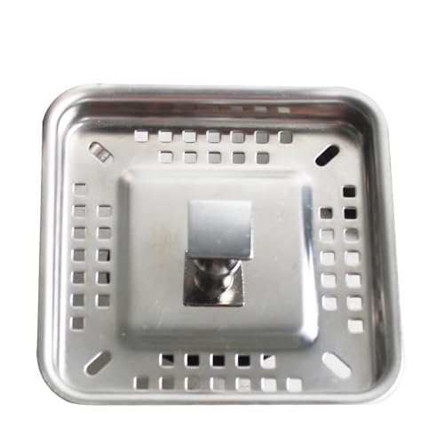 Colador cuadrado de acero inoxidable para fregadero miniatura 3