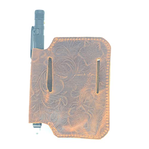 Jjnusa Genuine Leather Multitool Belt Sheath Organizer, Leather Edc Belt Pouch For Men, Belt Holder Mini Leather Pocket Organizer Slip, Flashlight Holder, Pen Holder, Knives Sheath Holster #TOP3