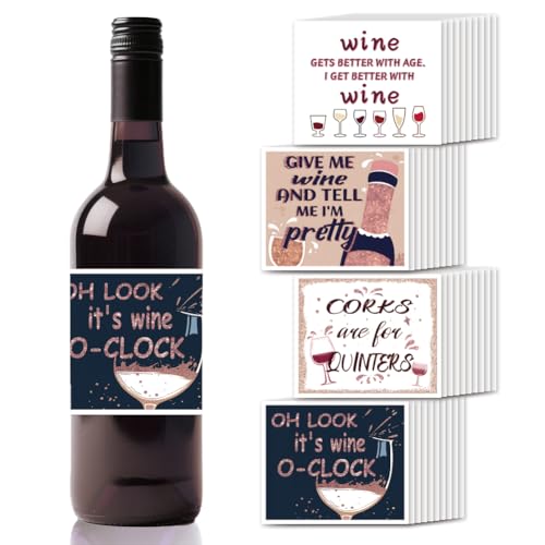 Étiquettes de bouteille de vin amusantes pour mariage et fêtes de fiançailles SUPERDANT 4 pièces