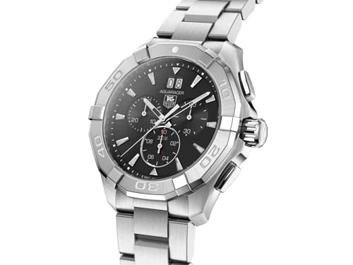 Tag Heuer(タグホイヤー) Aquaracer Chronograph Black Dial Men's Watch CAY1110.BA09272