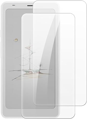 2 Pack Compatible with Boox Palma 2 Pro 6.13 inch HD Clear Anti-Scratch Bubble Free Tempered Glass Screen Protector