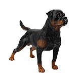 JOINPAYA Modèle Rottweiler Figurines de Chien Jouet Figurines Miniatures Jouet pour Enfants Mini-Jouets Jouets D'éVeil edutoy Ornement en Forme de Chien Jouet Imitation Chien Plastique