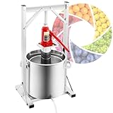 【Sain, convivial et grande capacité】 Le pressoir hydraulique à jus de fruits vous permet de presser une grande quantité de jus en une seule fois. Comparé aux presse-agrumes électriques, ce pressoir manuel est non seulement plus économe en énergie et plus économique, mais réduit également l'oxydation des fruits pendant le processus de production, conservant ainsi des nutriments plus riches et plus sains.