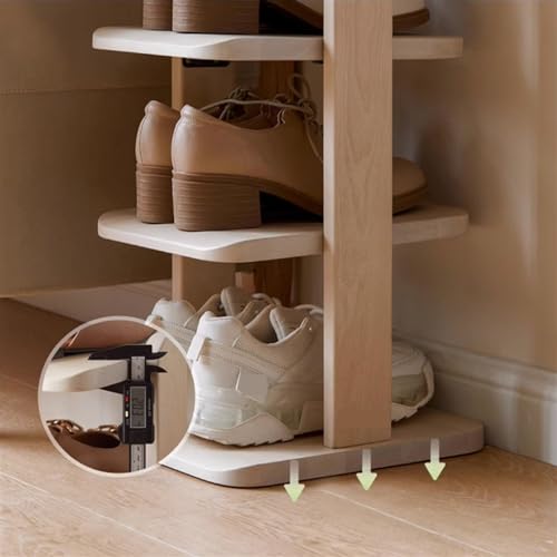 Étagère chaussures verticale 5 7 niveaux meuble étroit