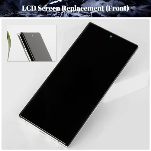 Écran LCD pour Samsung Note 10 argenté avec châssis de remplacement TFT - 6