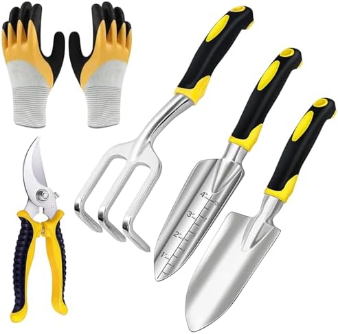 Juego de herramientas de jardín, 5 unidades, herramientas de jard...