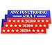 Any Functioning Adult 2020 Bumper Sticker (3 Pack) Any Functioning Adult Bumper Sticker, Any Functional Adult 2020 Car Decal 2020 9x3 Funny Bumper Stickers Gifts Trump 2020 Gag Gift