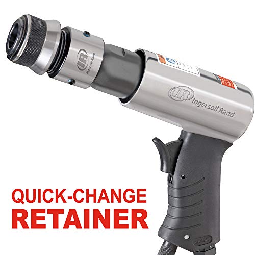 Ingersoll Rand 114Gqc Air Hammer - 3 Pc Chisel Set With Tapered Punch, Panel Cutter, Flat Chisel, 2-5/8 Inch Stroke, 3500 Bpm, Lightweight, Compact, Gray #TOP3