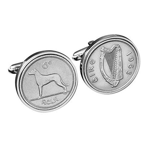 Mancuernillas Lucky Irish Sixpence para Hombre