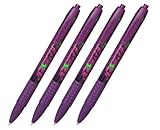PCA SNIFTY USA Made Scented Pen, Grape Design and Scent, Black Ink, 4 Pens (PSPC03-4Pack)