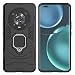 Produktbild USIX Handyhülle für Honor Magic4 Pro 5G(Magic 4 Pro 5G) Hülle, Hybride PC/TPU Schutzhülle Rüstung Telefonhülle, Schwarz