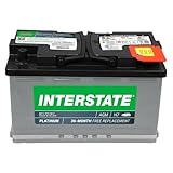 Interstate Batteries Automotive Battery 12V 80Ah (Group Size H7, 94R) 850CCA SLI AGM Automobile Replacement Battery for Cars, SUVs, Sedans, Trucks (MTX-94R/H7)