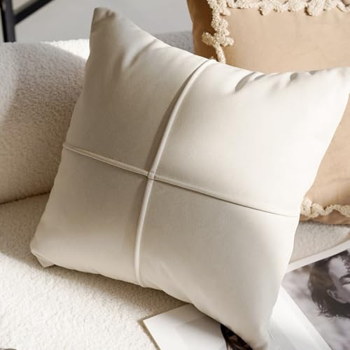 Housse de coussin automnale 45x45 cm en polyester doux pour canapé lot de 6