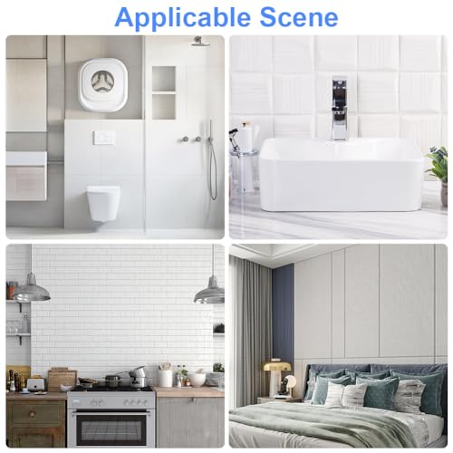 Flintronic Fugenstift, Fugen zur einfachen Anwendung, Fugenstift Fugenmörtel mit Ersatzspitze, Fugenstift in tönt zementäre Fugen ein, Fugen Reparatur Marker für Fliesen(6 Stück- Creme farben)