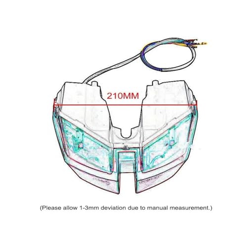 Luz trasera LED integrada Ducati Hypermotard para eliminar intermitentes de serie 3