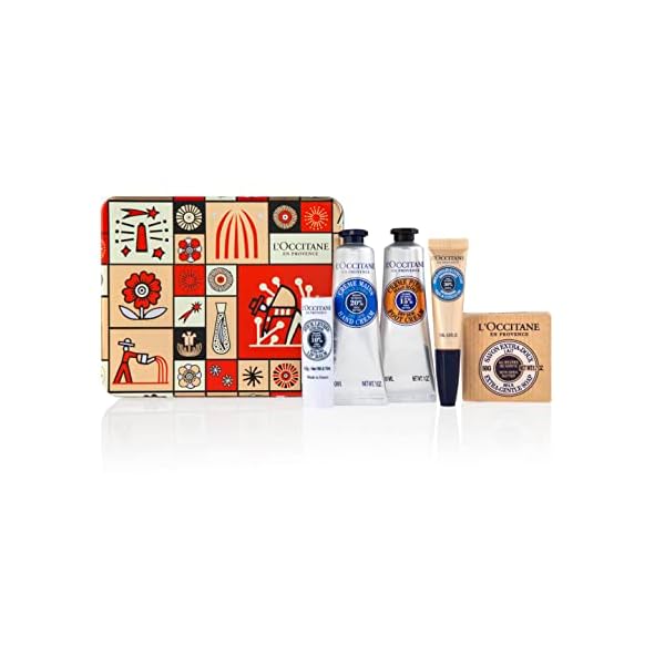 L'Occitane Shea Doorbuster Tin, Body Care, Holiday Gift Set Otoory