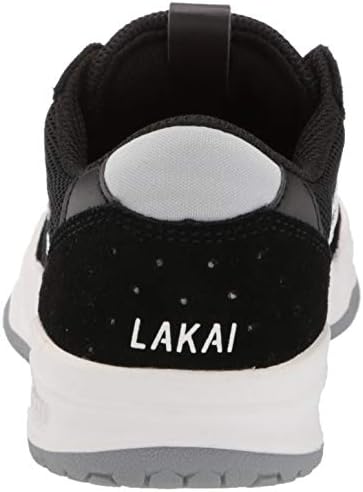 Lakai Footwear Mens Men's Atlantic Skate Shoe, Black/Light Grey Suede, 6 | Image 2