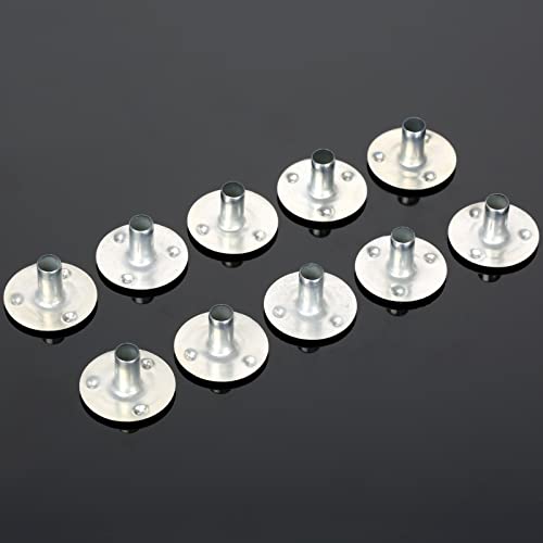 Bases para mechas de vela de metal, 500 piezas miniatura 3