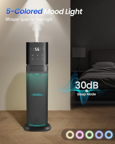 Ailinke ALK-KH-K20SMA Smart Humidifier Large Room, 2.1Gal/8L Humidifiers For Bedroom Home With Extended Tube, Whole House Cool Mist Humidifiers 1000 Sq.Ft. thumb #6