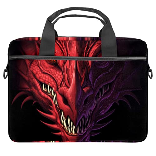 Sac à bandoulière pour ordinateur portable 13 13.3 14.5 pouces Halloween dragon